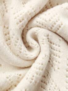 Yuu Women's Plus Size Long Sleeve Knit Top, Elegant High Elasticity Fashion Versatile Pullover Fall - Beige - View 9