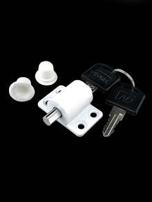 1-2 Sets Sliding Door Lock, Alloy Window Lock, Security Anti-Theft Door & Window Lock Set, Smooth Sliding Door Lock Safety Lock Fixed Limiter - Multicolor - View 12