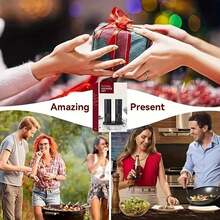 2pcs Electric Salt And Pepper Grinder Set, Adjustable Coarseness, Ceramic Grinding Stone, One-Hand Operation, Cooking Accessory[Modern Kitchen Utensils | Refillable Grinder Operation, Refillable, LED Light, Compact Design Suitable For Kitchen And Restaurant, Battery Operated (Battery Not Included) - Pepper Grinder - View 11