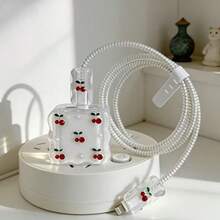 Cute Cherry Pattern Data Cable Protector Compatible With Apple Fast Charging 18-20W Charger, Simple Anti-Breakage, Essential Gift, Premium Feel, Extends Data Cable Lifespan, Anti-Pet Bite, Suitable For Boyfriend/Girlfriend/Best Friend - Multicolor - View 3