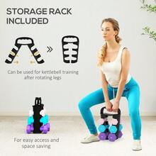 2 X 1kg, 2 X 2kg, 2 X 3kg Dumbbells Set With Dumbbell Rack, Hand Weights For Home Gym Training - T0001-01-3569 - View 8