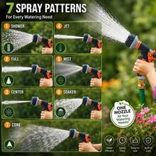 1pc High Pressure Adjustable Multi-Function Garden Nozzle Water Gun, 7 Spray Modes, Universal Interface, Powerful Cleaning, Suitable For Garden Watering, Car Washing And Yard Cleaning, Perfect Birthday And Christmas Gift - View 2