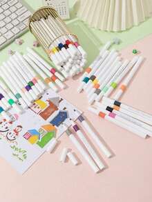 12/24/48/60 Colors Marker Pen Set, Waterproof Drawing Art Marker Pens, Painting Brush Pen - Multicolor - View 5