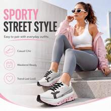 On Running Onrun Cloudmonster 3 Hyper Running Shoes: Comfortable, Versatile, Shock-Absorbing, Breathable, And Rebounding; Unisex; Pink And White. - 3WG10044732 - View 9