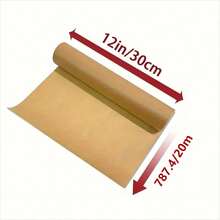 1 Roll, Heavy Duty Unbleached Parchment Paper Roll For Baking, Cooking, Grilling, Air Fryer And Steaming - Non-Stick, Silicone Oil Coated - Kitchen Accessories And Home Kitchen Items Back To School - View 14