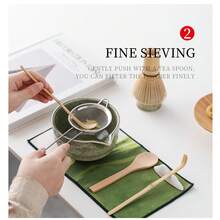 1件/5件 日式100齒抹茶刷、抹茶攪拌工具、刷架、宋代風格茶具禮盒、抹茶碗 - 彩色 - 查看 5