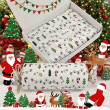 60/30/10 Sheets Christmas Lantern Pattern Tissue Paper, 20*14 Inch Gift Wrapping Paper, Suitable For Christmas, Winter, Thanksgiving, Birthday Gift Wrapping, Bouquet Filling And Party Gift Wrapping, Best For Christmas, Perfect Match For Thanksgiving - Multicolor - View 1