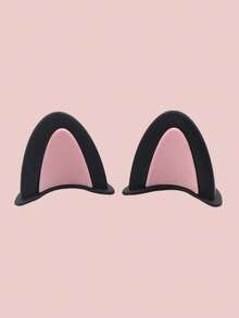 2pcs 3D Cute Cat Ear Helmet Decorations - Colorful Cartoon Animal Accessories Suitable For Motorcycle, Electric Bicycle, Moped, Bicycle Helmets, Fun And Fashionable Headwear - A - View 21