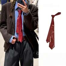 1pc PU Leather Tie, Street Casual Party Gift - Multicolor - View 5