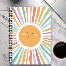 1pc Minimalist Inspirational Text Spiral Coil Notebook, "Be An Adult Who Functions Every Day" Creative Cover, Suitable For Work Records, Study Notes, Diary Writing, Daily Planning Memo, Thoughtful Gift For Graduation, Birthday And Other Occasions. High Cost-Performance Student Notebook, Can Be Used As Travel Diary And Personal Planner, Suitable For Writing And Diary Recording - One Book (50 Pages, 100 Pages) - View 5