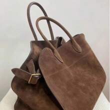 Tote Bag For Women,Retro Purse Handbag,Fashion Shoulder Satchel Office Travel - Coffee Brown - View 1