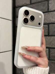 Casing Ponsel Lembut Jelly Matte Ramah Kulit Kompatibel dengan iPhone 17 Pro Max 17 Pro 17 16 15 14 13 Pelindung Belakang Silikon Cair Ultra Tipis Tahan Guncangan - Putih - View 2