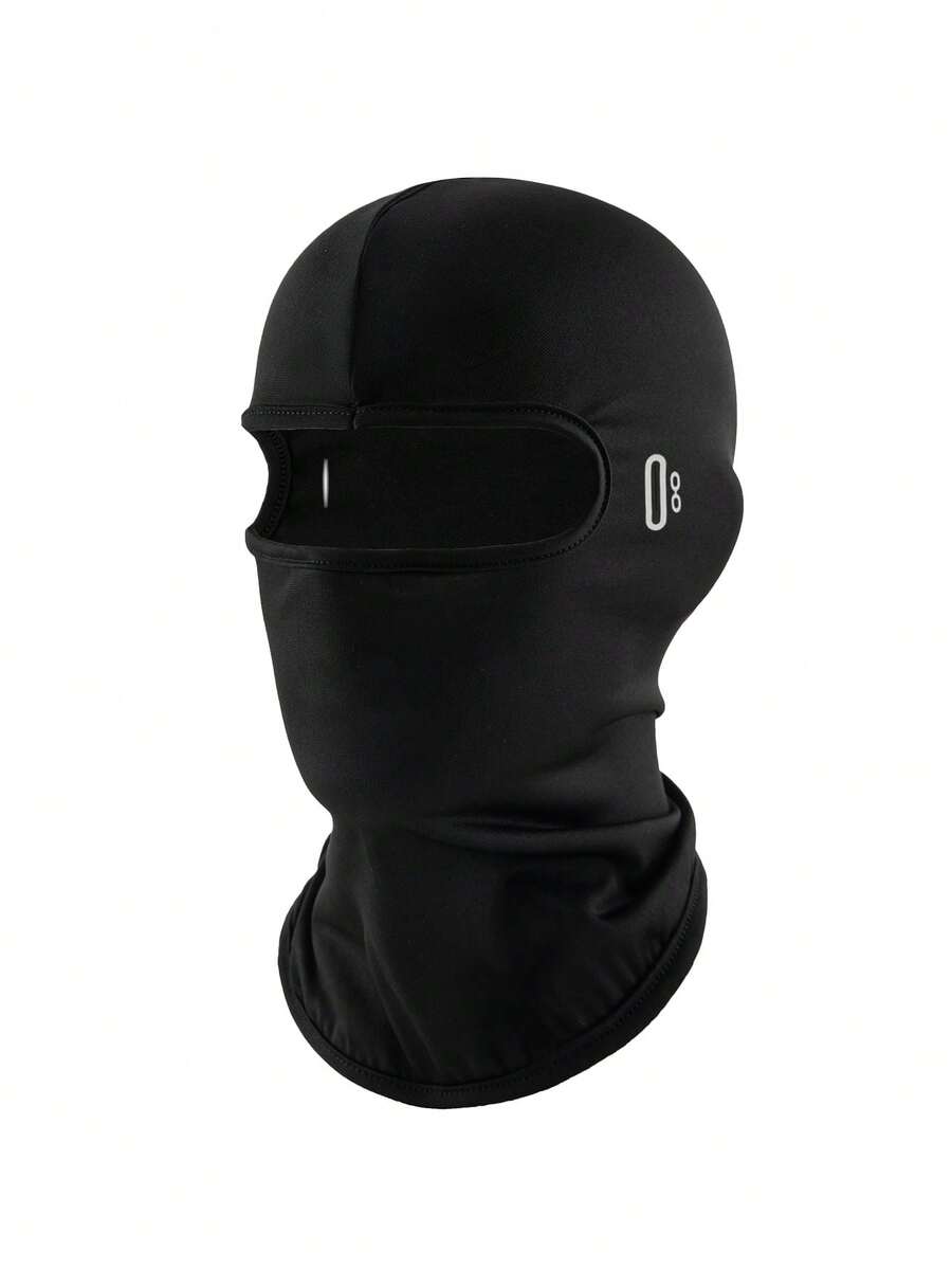 1pc/2pcs Unisex Solid Color Balaclava Headwear Set With Earphone Hole, Full Face Mask For Cycling, Suitable For Daily Wear And Outdoor Activities - Multicolor - View 1