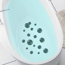 6pcs Non-Slip Bathtub Stickers Black Five-In-A-Row Pattern Bathroom Stickers Waterproof Matte Bathtub Decals - one-size - View 2