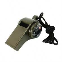 3-In-1 Multifunctional Survival Whistle With Compass And Thermometer, Portable High-Frequency Whistle For Outdoor Camping, Hiking, Cycling, Fishing, Training, Rescue - Multicolor - View 9