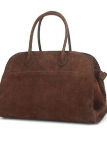 Tote Bag For Women,Retro Purse Handbag,Fashion Shoulder Satchel Office Travel - Coffee Brown - View 7