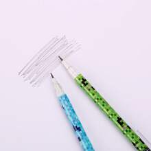 Creative Mosaic 9-Section Egg-Shaped Cartoon Pencils With Eraser, Student Prize Pencils, Stationery Store Supplies - Multiple Styles - View 3