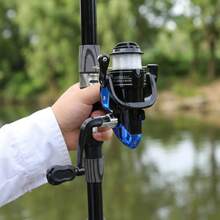 KecchKrezing 3 Meters Telescopic Rotating Fishing Rod And Reel Set, Complete Fishing Tackle Kit With Hard Baits, Soft Baits And Hooks, Freshwater Stream Fishing Gear, Includes Portable Storage Bag - Black - View 6
