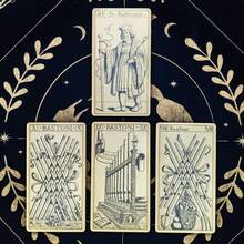 Tarot, 78 Cards, Classic Waite Series, Suitable For Beginners, Christmas, Birthday, Party Games, Divination Card Game Accessory Toy - Multicolor - View 5
