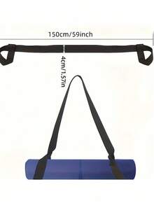 1pc Adjustable Elastic Yoga Mat Carrying Strap, Multi-Functional Fitness Storage Shoulder Strap, Portable Sports Shoulder Bag Strap, Suitable For Yoga Mats And Fitness Equipment - Multicolor - View 2