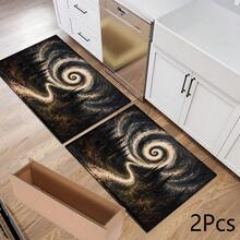 Pattern Printed Long Runner Rug Series, Home Floor Mat, Door Entryway Runner, Indoor Entrance Mat, Bedroom Bedside Rug, Kitchen Floor Mat, Kitchen Runner, Suitable For Living Room, Laundry Room, Bathroom - Multicolor - View 11