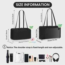 Nylon Bowling Bag, Tote Bag With Top Handle And Key Lanyard, Minimalist Casual Large Capacity Commuter Work Bag, Fashion Polka Dot Shoulder Handbag, Suitable For Daily Wear - Multicolor - View 5