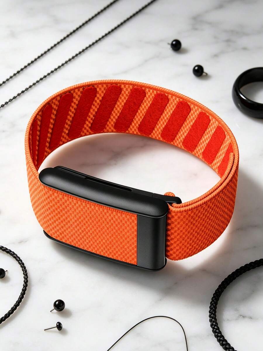 5.0/MG SuperKnit Band – ECG Compatible, Signature Performance Knit – Not Compatible With 4th Gen - Burnt Orange - View 1