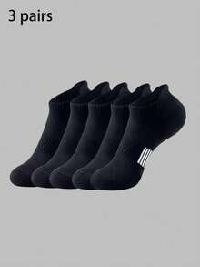 5/10 Pairs Minimalist Unisex Socks, Comfortable Casual All-Season Versatile Couple Short Socks - Multicolor - View 9