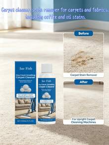 Carpet Cleaner, Fabric Cleaning Solution For Removing Stains, Coffee And Oil Residue - Liquid - View 2