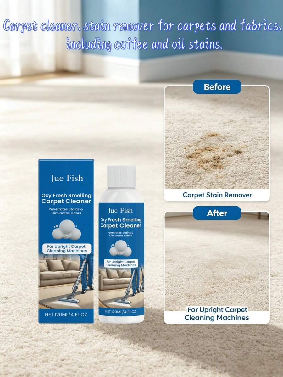 Carpet Cleaner, Fabric Cleaning Solution For Removing Stains, Coffee And Oil Residue