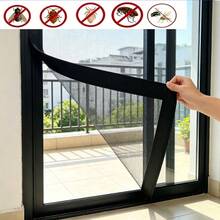 Self-Adhesive Mosquito Screen Panel, Easy To Install, No Tools Required, Ready-To-Use Mesh - 0010 - View 8