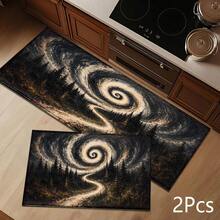 Pattern Printed Long Runner Rug Series, Home Floor Mat, Door Entryway Runner, Indoor Entrance Mat, Bedroom Bedside Rug, Kitchen Floor Mat, Kitchen Runner, Suitable For Living Room, Laundry Room, Bathroom - Multicolor - View 14