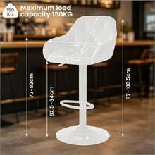 Dining Chairs,Armchair,Bar Stool,Breakfast Chair (Only With Office Chairs) - Black - View 3