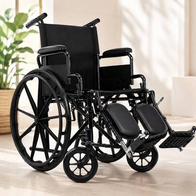 Silla de Ruedas Neumática con Elevapiernas Z-OR257