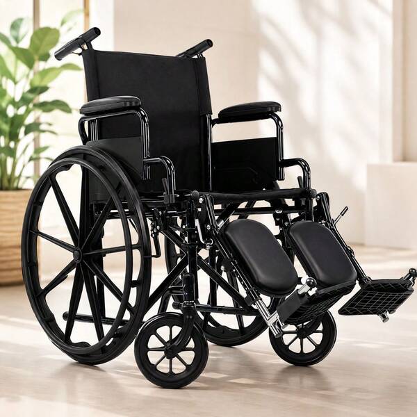 Silla de Ruedas Neumática con Elevapiernas Z-OR257