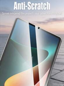 2片裝 HD 鋼化玻璃螢幕保護貼 9H 硬度 防爆 防刮 易貼合，適用於 Galaxy Tab S9 S8 S9FE A11+ 12.4 吋 / iPad Air Pro 11/13 吋 5代/6代/7代/8代/9代/10代/11代/12代 / 小米 / 華為 MatePad / Honor，辦公繪圖用，自動吸附 無氣泡 光滑防油保護膜 - 無色 - 查看 9