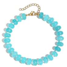 Colorful Natural Stone Bead Bracelet, Suitable For Women, Bohemian Handmade Gemstone Bracelet, Stackable, Suitable For Summer Daily Beach Party Jewelry Gift. - Stone Bracelet Style 2 - View 1