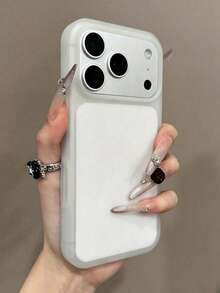 Matte Skin-Friendly Jelly Soft Phone Case Compatible With Iphone 17 Pro Max 17 Pro 17 16 15 14 13 Ultra-Thin Liquid Silicone Shockproof Protective Back Cover - White - View 11