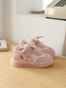 Toddler Shoes, 2026 New Style, Soft Sole, Comfortable Fit, Light-Up Girls' Sneakers, Children's Casual Sports Shoes, Suitable For Spring And Autumn - Pink - View 3