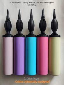 1/2/3pcs Balloon Pump Handheld Set, Balloon Pump - Dual-Action Manual Double-Stroke - For Parties, Weddings, Birthday Parties, Special Events, Wedding Supplies/Balloon Convenient Effort-Saving Inflation Tool/Inflation Bucket/Inflator/Hand-Push Inflator, Suitable For Christmas, Halloween, New Year And Holiday Essentials - Multicolor - View 17
