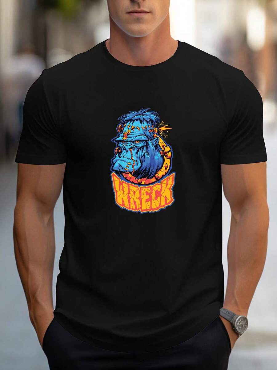 Camisetas de hombre - Negro - Ver 1
