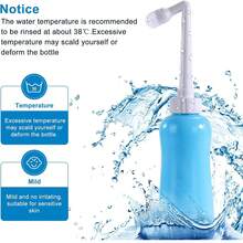 350ml Large-Capacity Portable Bidet – One Fill Per Use, Easy-Squeeze Directional Spray, Save Toilet Paper, Travel & Home Hygiene - Multicolor - View 9