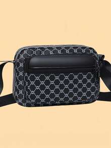 Fashion Personalized Small Bag Ladies Shoulder Crossbody Bag With A Small Hong Kong Fashion Crossbody Bag - Black - View 1