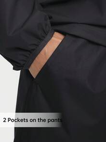 HOTSUIT Women's Sauna Sweat Suit With Zipper - Fitness Workout Training Outfit, Suitable For Fitness And Holiday Gift - Black - View 4