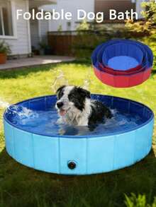 Reversible Stackable Thickened Pet Swimming Pool, Large Capacity Portable, Suitable For Indoor And Outdoor Use (Drainage Hole Position Varies By Model, Image Shown For Reference Only) - Multicolor - View 8