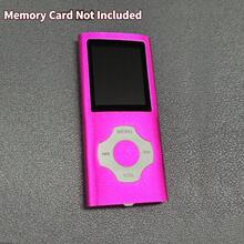多功能便攜式 MP3 MP4 播放器，支援影片播放、FM 收音機、LED 螢幕、Micro SD 卡槽、150mAh 鋰聚合物電池，附 USB 傳輸線與耳機，不含 SD 卡 - 彩色 - 查看 15