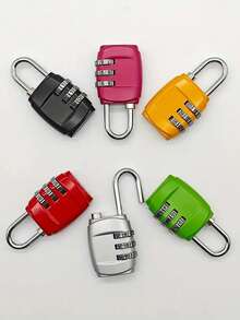 1pc Combination Lock, Mini Home Lock, Luggage Combination Lock, Suitable For Gym, Kitchen, Dormitory Drawers - Mini Combination Lock - View 3