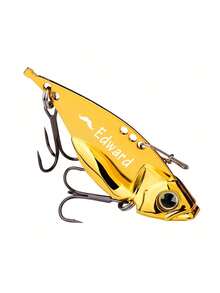 1-5件客製化文字釣魚路亞，個性化大口鱸魚釣魚路亞，客製化姓名釣魚裝備，淡水釣魚路亞，水面大口鱸魚釣魚路亞，鹹水釣魚路亞，水面釣魚路亞，男士釣魚用品，釣魚路亞，金/銀，送給男士的釣魚禮物 - 彩色 - 查看 15