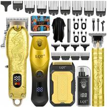 LQT Professional Hair Cutting Tool Kit (5pcs/4pcs/3pcs/2pcs), Cordless Hair Clipper Set, Beard Trimmer, Razor And Ear/Nose Hair Trimmer, USB-C Charging, With Limit Combs, Suitable For Personal, Home And Barber Use, Ideal Men's Gift, Father's Day Gift - View 15