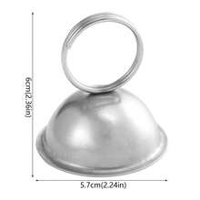 Ins Style Stainless Steel Card Holder Table Card Stand Message Photo Frame Clip Metal Memo Clips Restaurant Home Desktop Decor - View 9